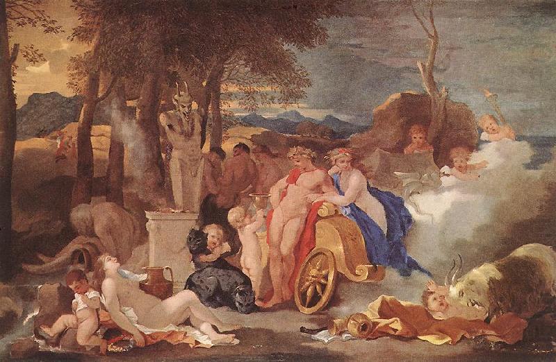 Bourdon, Sebastien Bacchus and Ceres with Nymphs and Satyrs china oil painting image